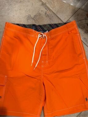 Polo Orange Men's Swim Trunks